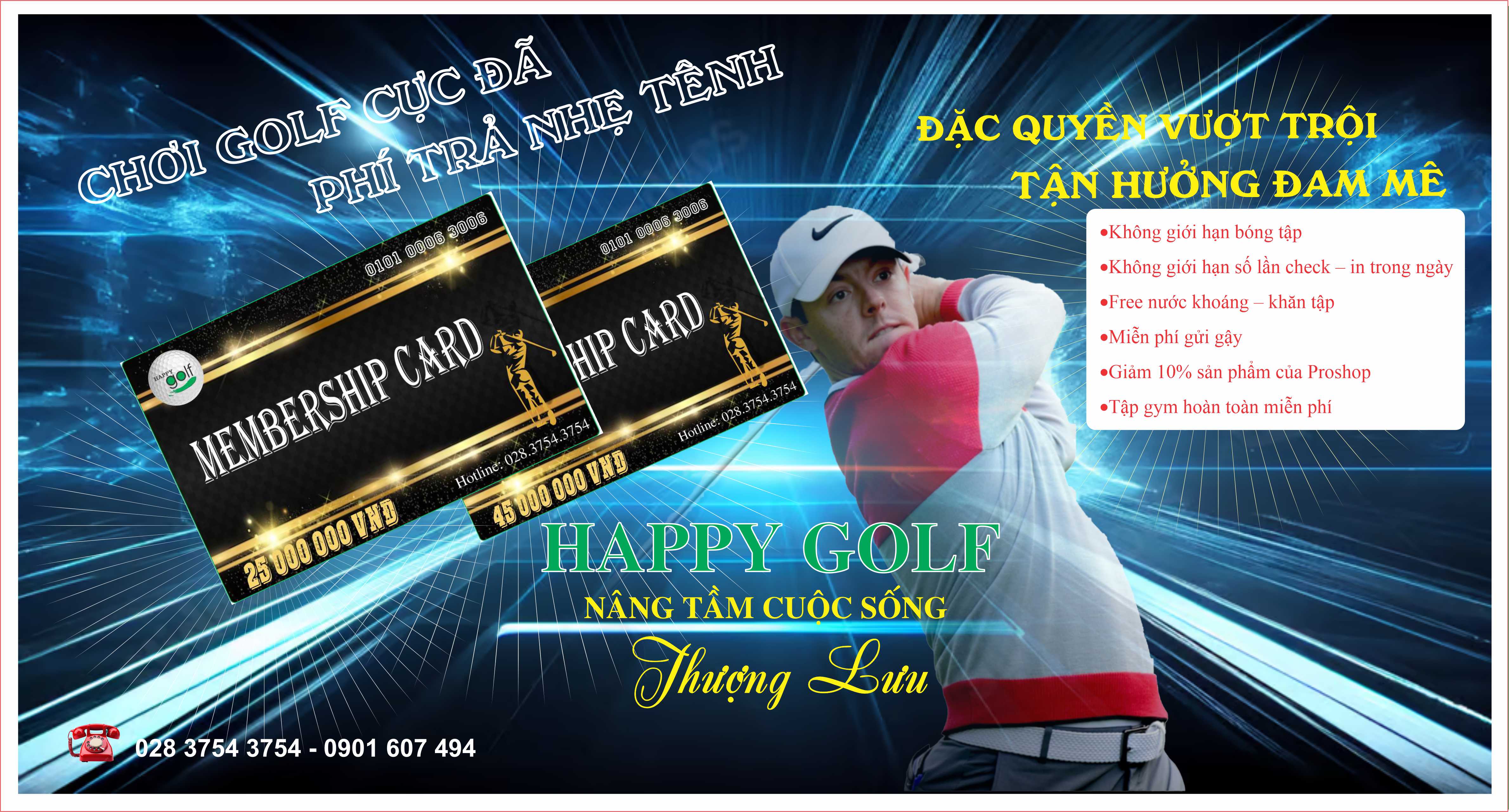 CHƠI GOLF KHÔNG GIỚI HẠN